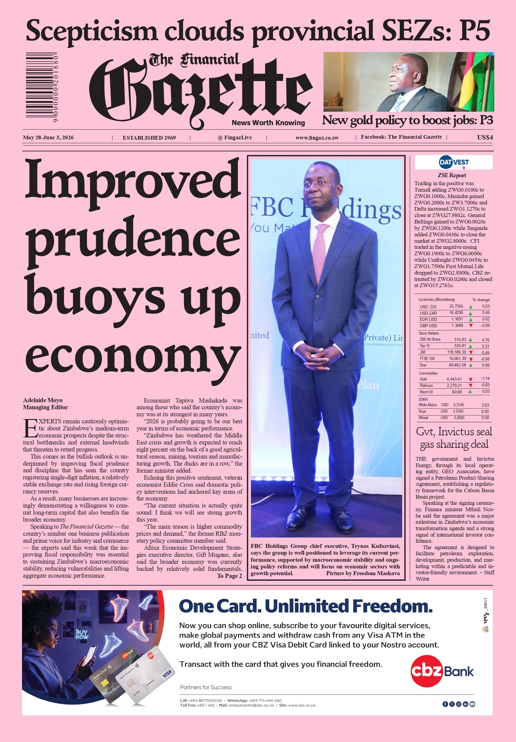 Thursday 28 May 2026